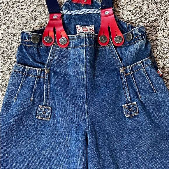 Vintage LEGO Kids Denim Overalls – Adjustable Straps, Size 5 - Picture 4 of 10